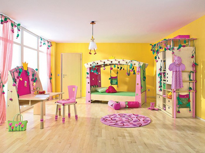 Как придумать дизайн детской комнаты для девочки