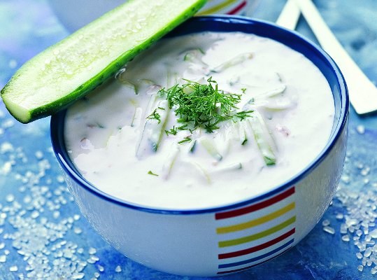 How to cook okroshka with sour milk