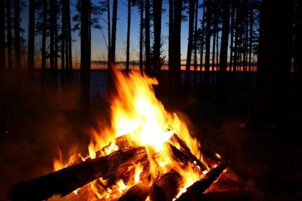 How to kindle a fire in the forest