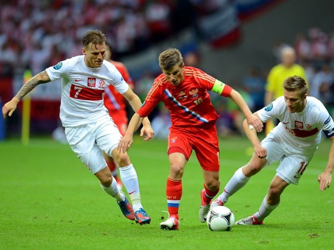 Как прошел матч Россия-Польша на Евро 2012