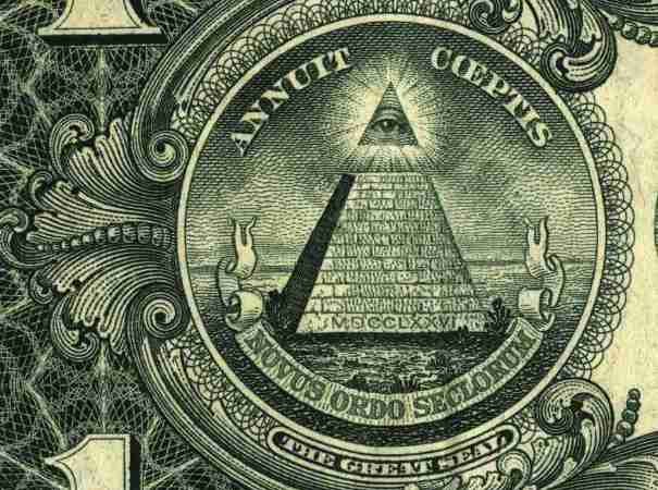 What does the sign of the pyramid with the eye