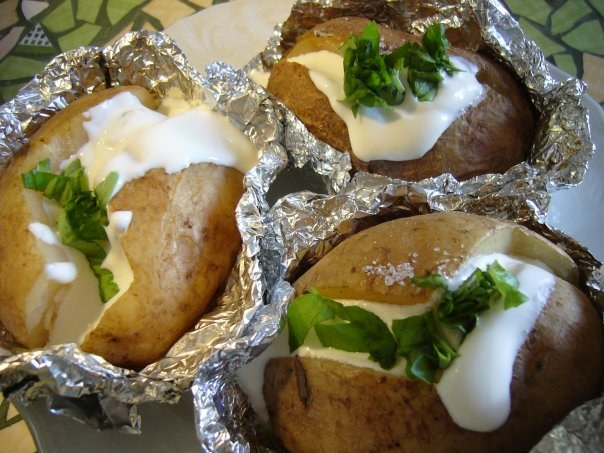 How to bake potatoes in foil