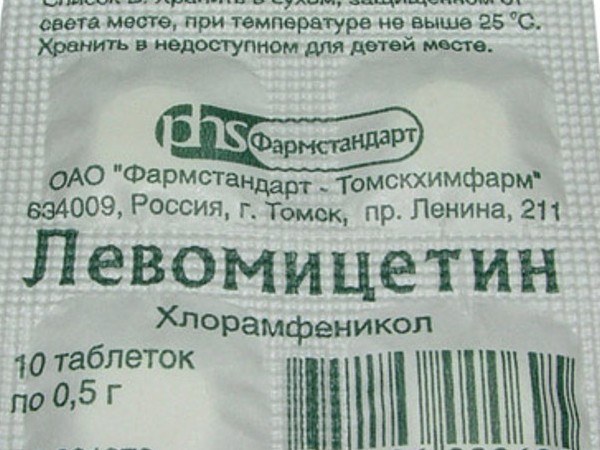 Chloramphenicol: instructions for use