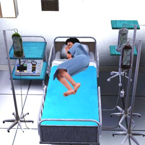 How to get sick in Sims 3