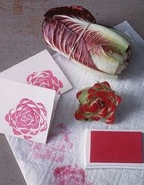 Как нарисовать розу китайским салатом