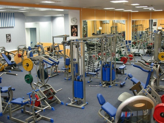 For weight use a full range of exercise equipment