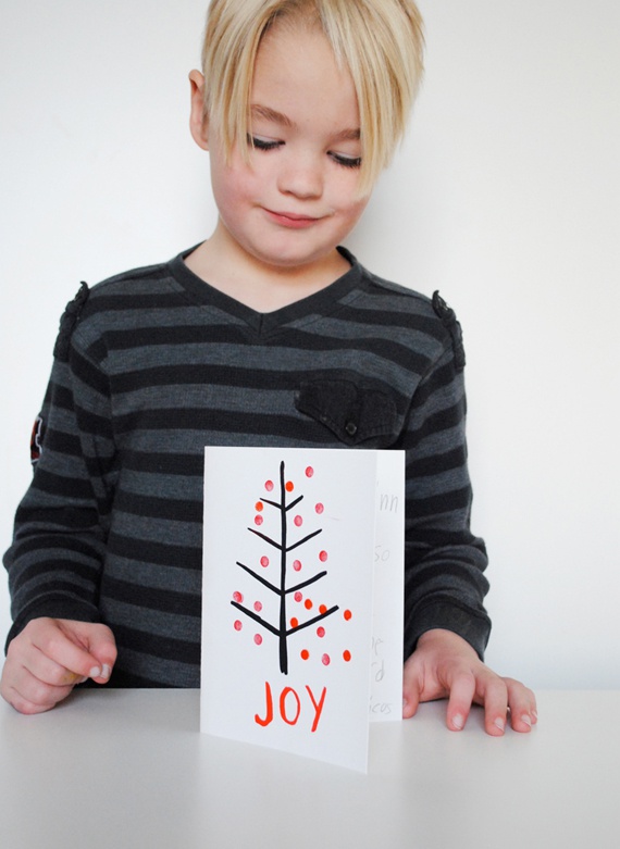 Как нарисовать простую новогоднюю открытку