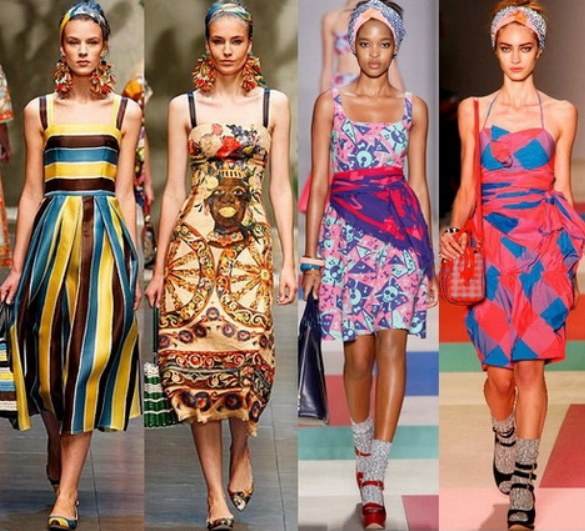 Летняя мода: стильные сарафаны 2013