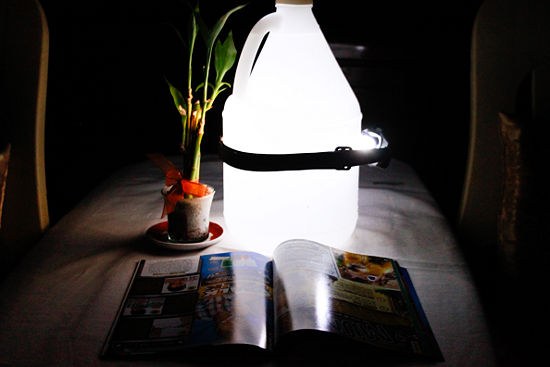 Как сделать потративную лампу для чтения