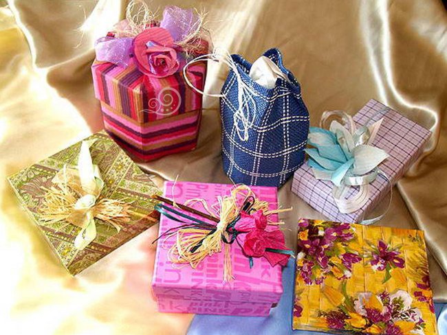 Подарки, упакованные в романтику