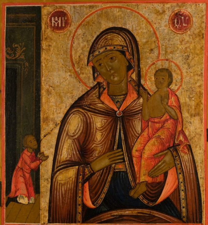"Unexpected joy" icon of the mother of God