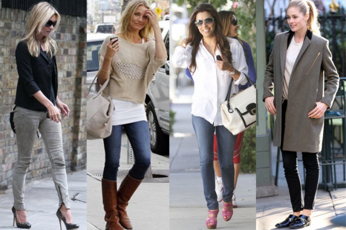 What clothes and shoes to wear with skinny jeans