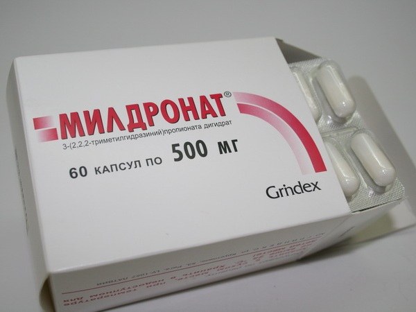 "Mildronat": indications, contraindications, drug