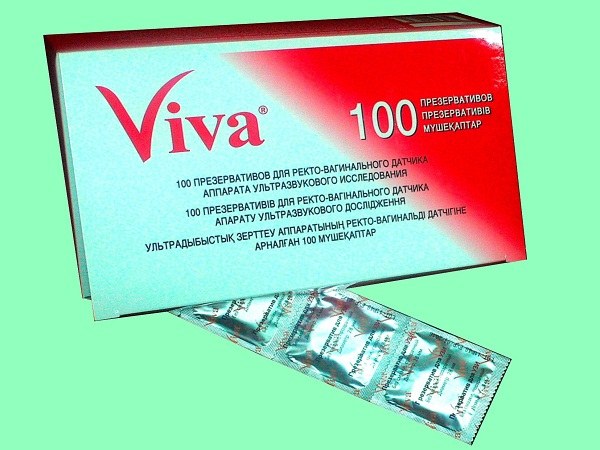 Viva condoms are intended for ultrasound
