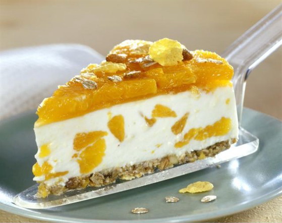 How to cook cheese cake with mandarins