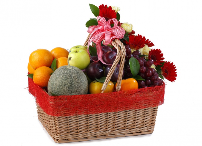 How to arrange a fruit basket
