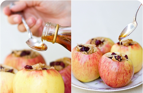 Как приготовить запеченные яблоки с начинкой