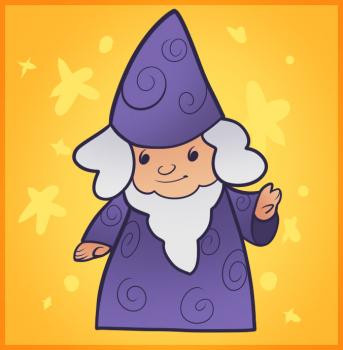 Как просто нарисовать волшебника для детей