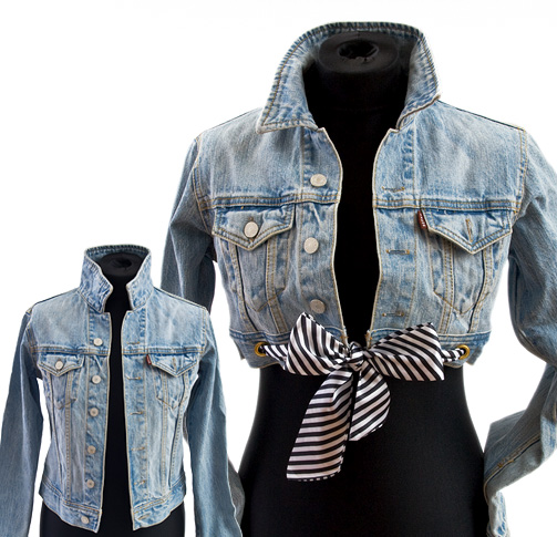 How to update denim jacket