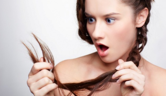 What to do if the hair has split ends and break