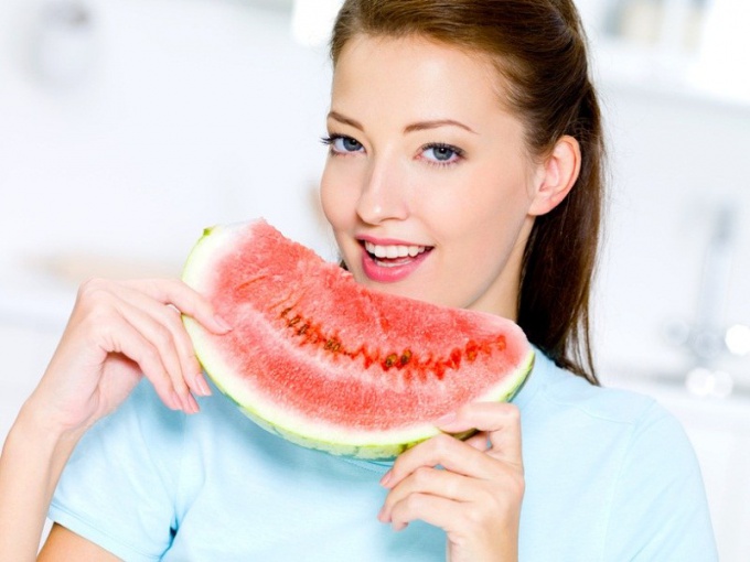 The watermelon and can eat a lot?