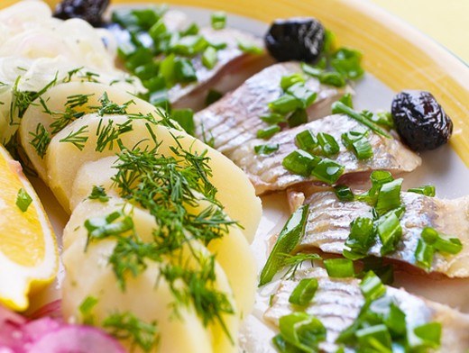 Recipes for salting herring