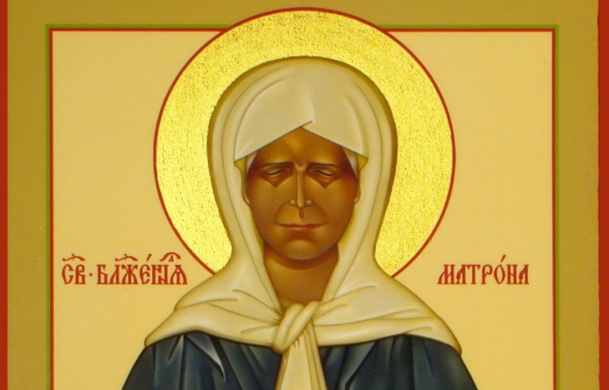 Where is the icon of St. Matrona