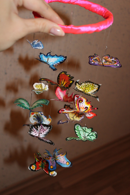 Мобиль "Очаровательные бабочки"