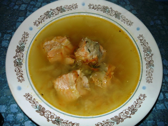 Суп из семги