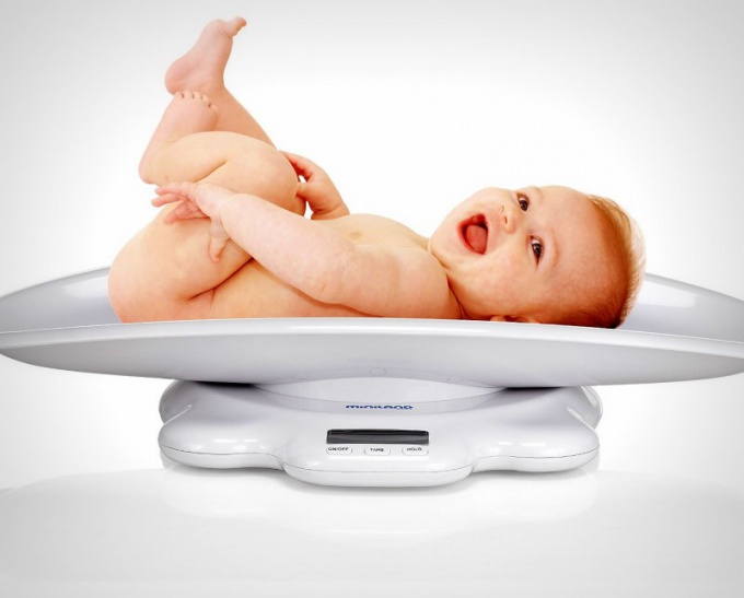 The weight of the child is one of the most important characteristics of its development