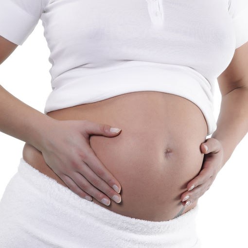 What are the sensations in the stomach during pregnancy