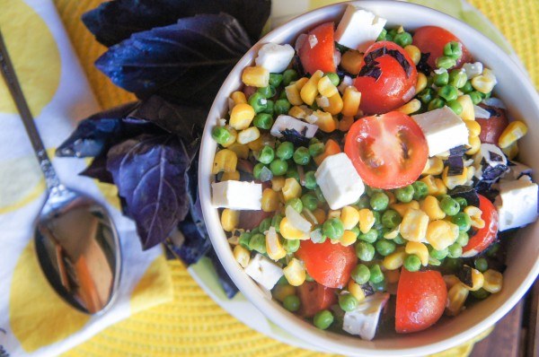 Salad recipes with corn and peas