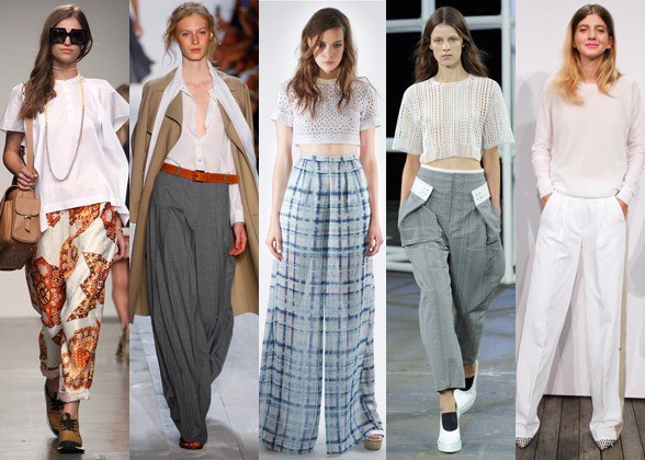 Какие брюки в моде в сезоне весна-лето 2014