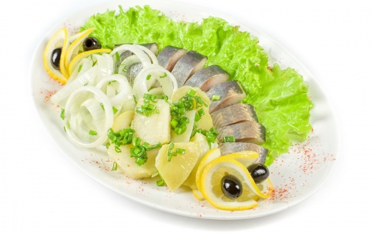 How to cook herring with vinegar and oil