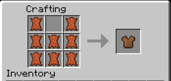 To make a chestplate in Minecraft