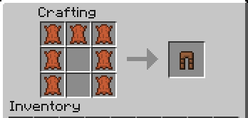 To make pants in Minecraft