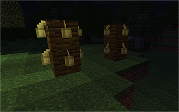 The cultivation of cocoa beans in Minecraft