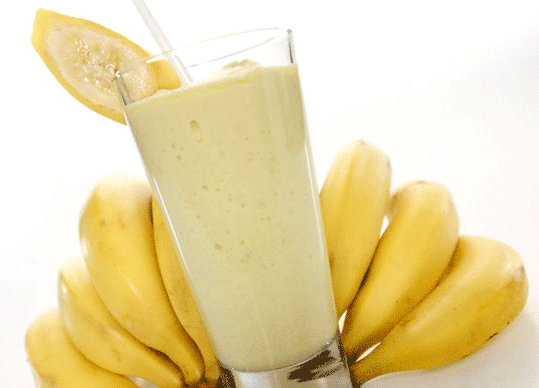 Как приготовить молочный коктейль с бананом