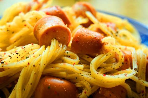 Как оригинально приготовить спагетти