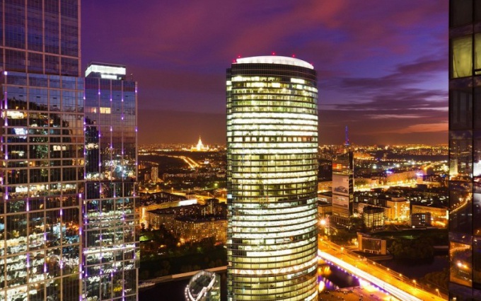 The largest metropolis in Russia - Moscow