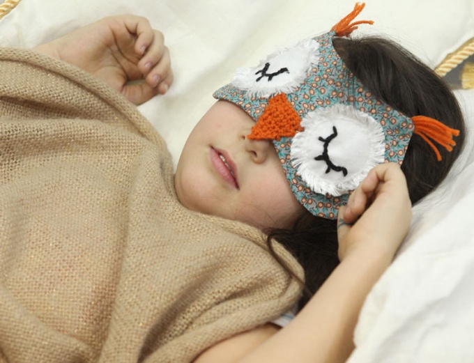 Как сделать маску для сна