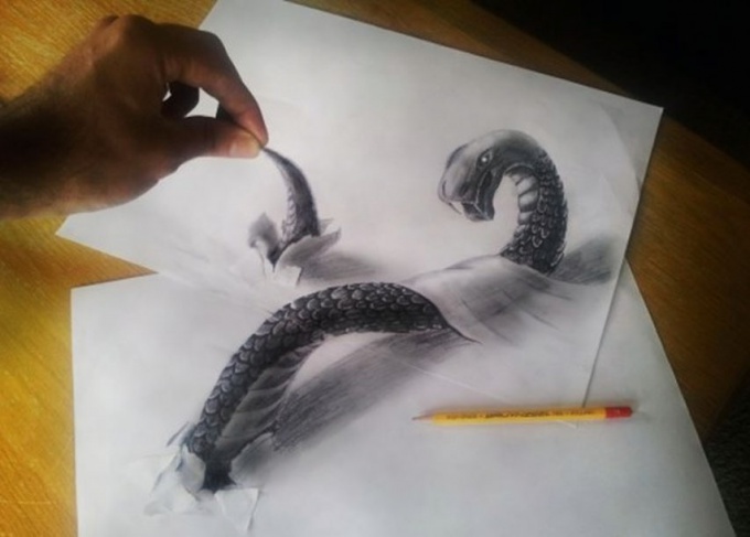 How to draw 3d drawings on paper and pavement