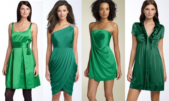 Зеленое платье: как носить и кому подойдет