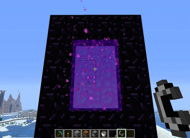 How to make a portal to outer space in Minecraft 
