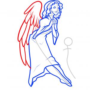 Как нарисовать ангела