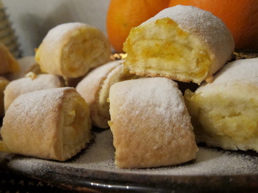 Как приготовить песочное печенье с апельсиновой начинкой