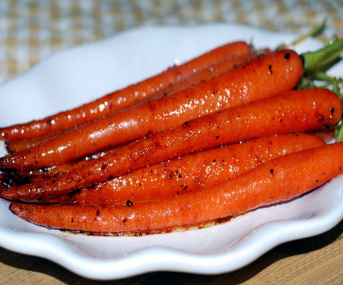 Глазированная морковь по-индийски