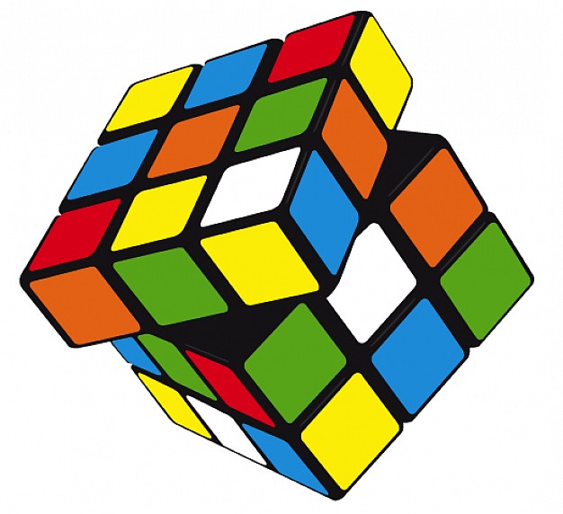 Как собрать верх в третьем слое кубика Рубика