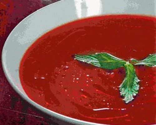Томатно-смородиновый суп