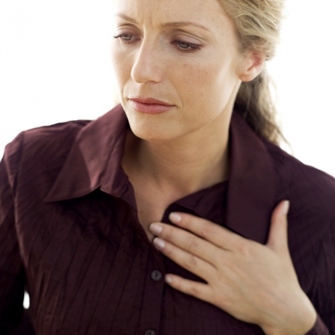 Причины болей в груди